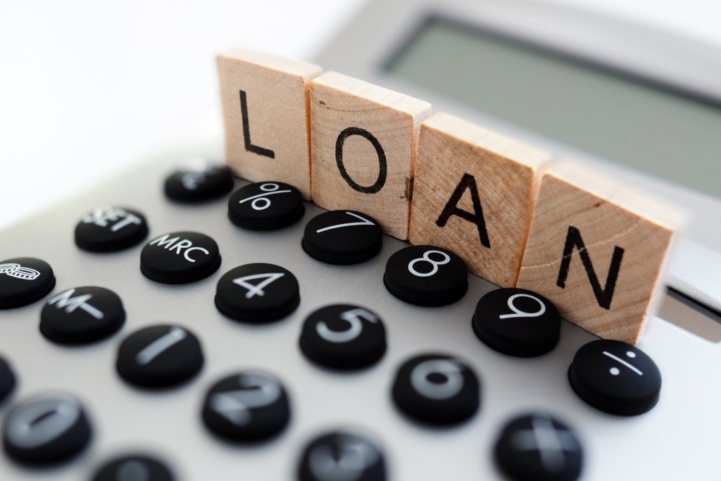 loan written in wooden block letters