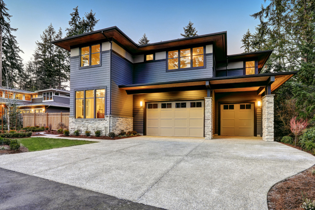 Curb appeal of a home