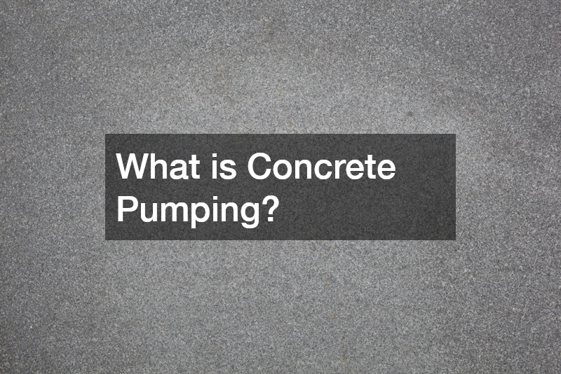 What is Concrete Pumping?